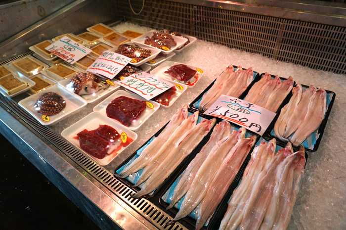 唐戸市場新鮮な魚